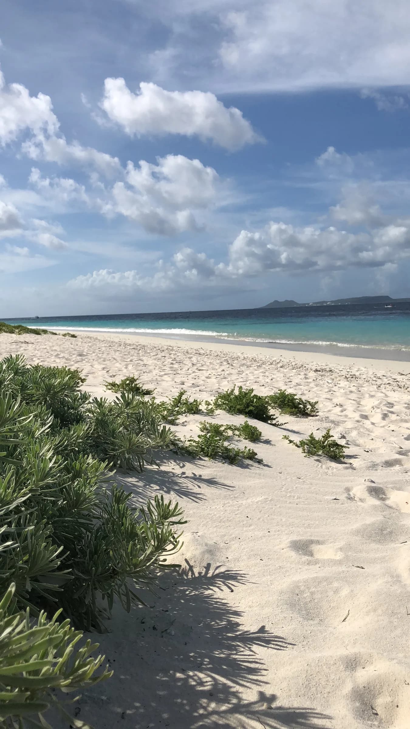 Witte strandkust en turquoise water op Klein Bonaire