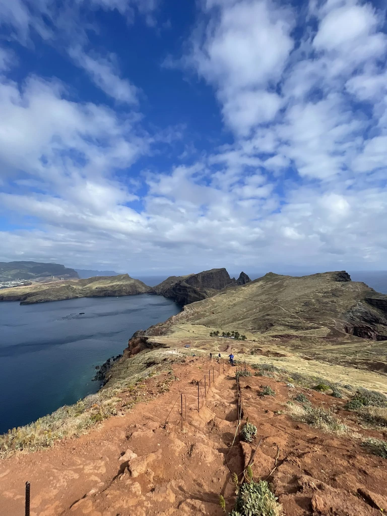 Uitzicht over de grillige landtong van Ponta de São Lourenço